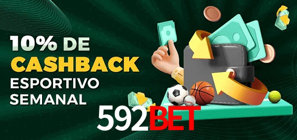 10% de bônus de cashback na 592bet